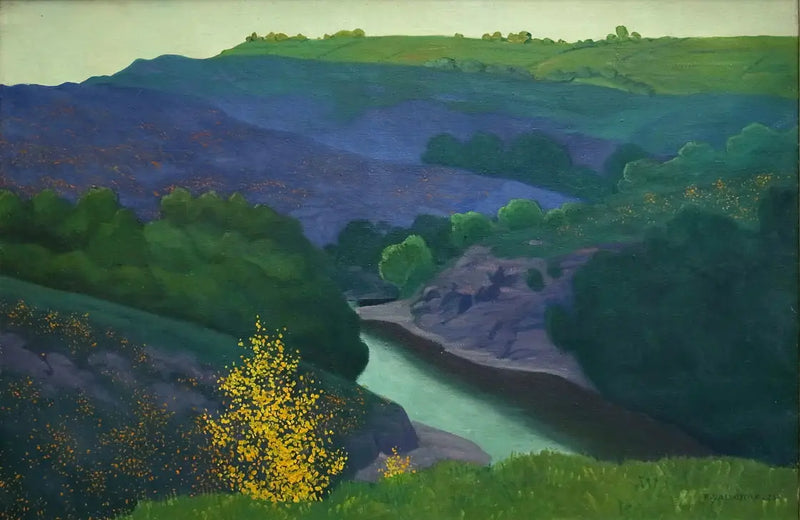 Landschaft der Creuse - Félix Vallotton