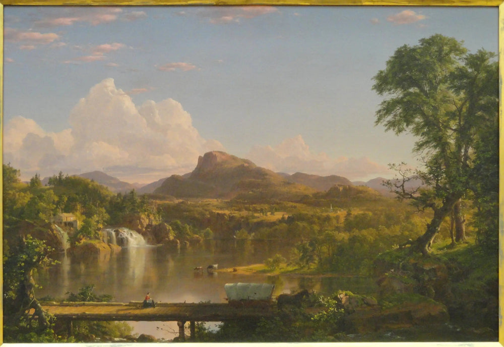 Paysage de la Nouvelle-Angleterre - Frederic Edwin Church image 1 copie de tableau peinte à la main