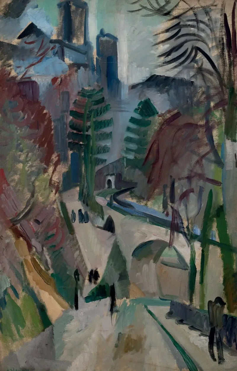 Landschaft von Laon - Robert Delaunay