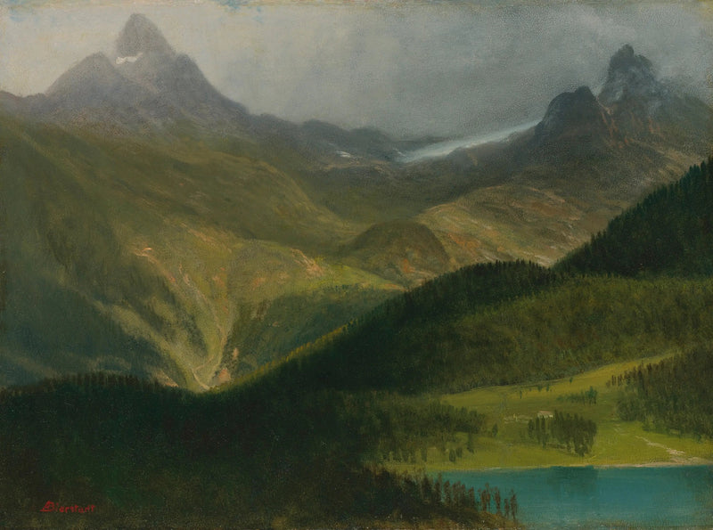 Berglandschaft - Albert Bierstadt