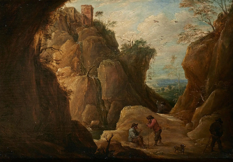 Berglandschaft mit Reisenden - David Teniers der Jüngere