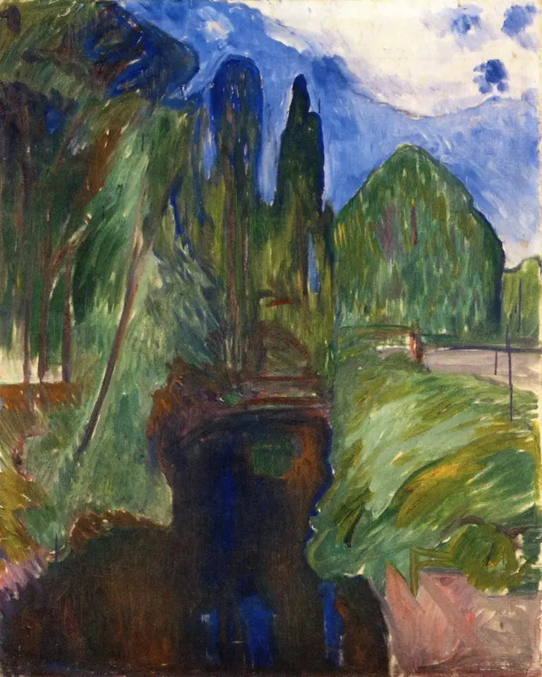 Parklandschaft - Edvard Munch
