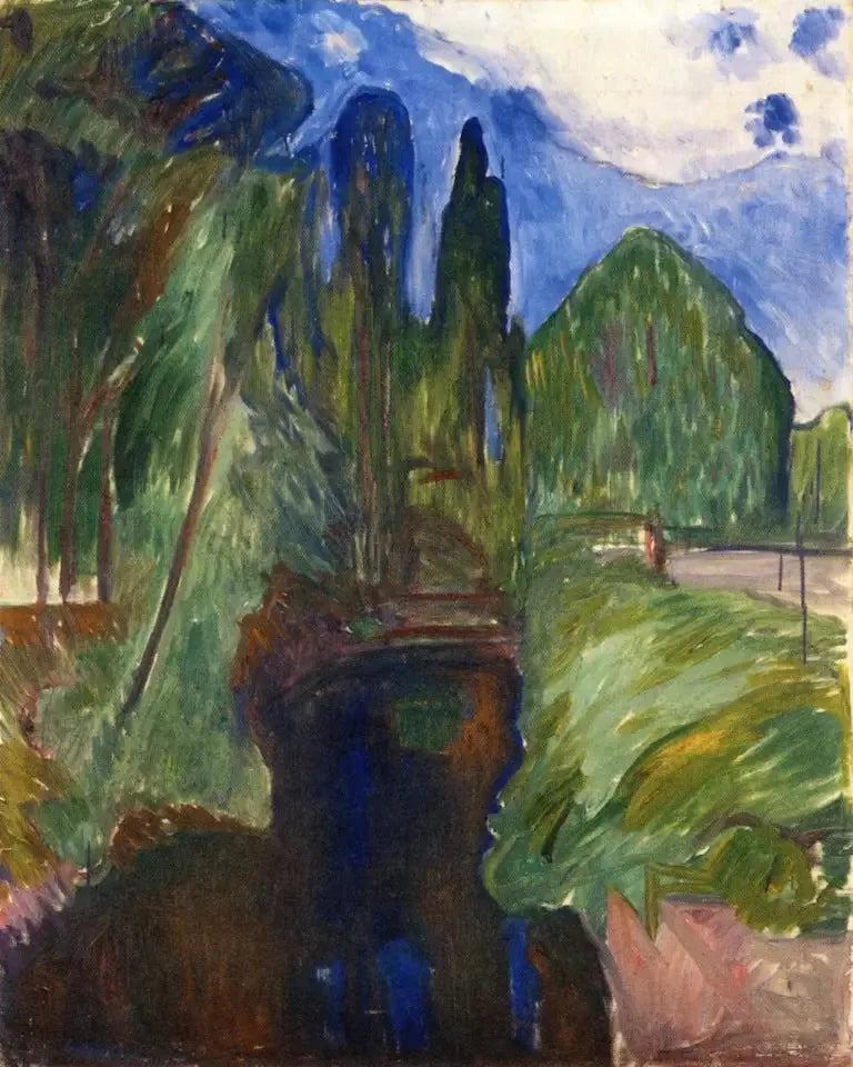 Parklandschaft - Edvard Munch