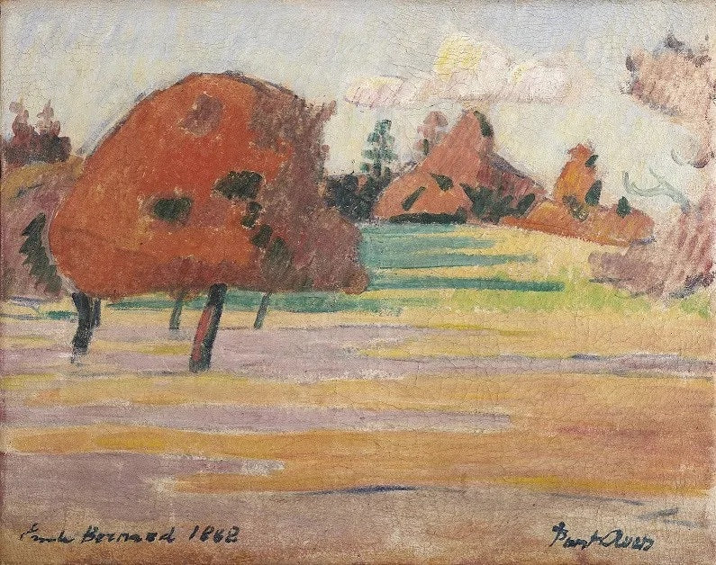 Landschaft von Pont-Aven - Émile Bernard