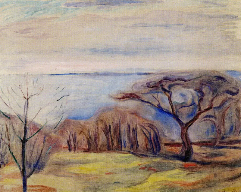 Frühlingslandschaft - Edvard Munch
