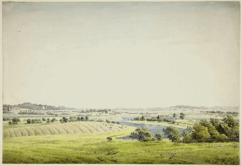 Landschaft von Rügen bei Putbus - Caspar David Friedrich