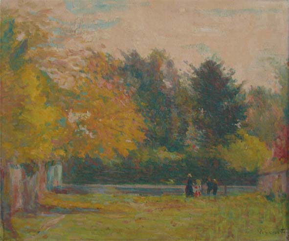 Paysage de Saint Hubert - Eliseu Visconti image 1 tableau peint à l’huile sur toile