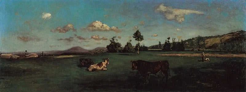 Landschaft von Saint-Sauveur - Frédéric Bazille