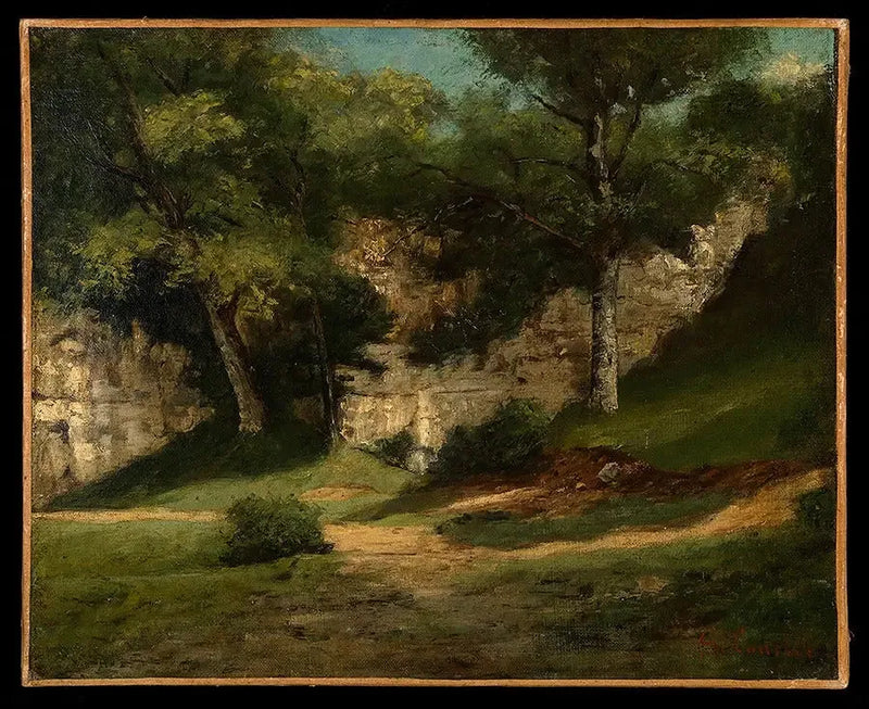 Landschaft von Saintonge - Gustave Courbet