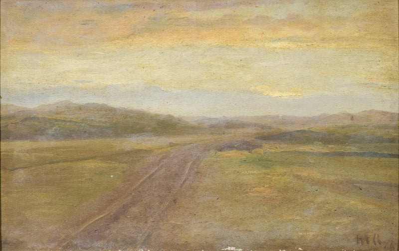 Landschaft hinter den Dünen. -Michael Peter Ancher