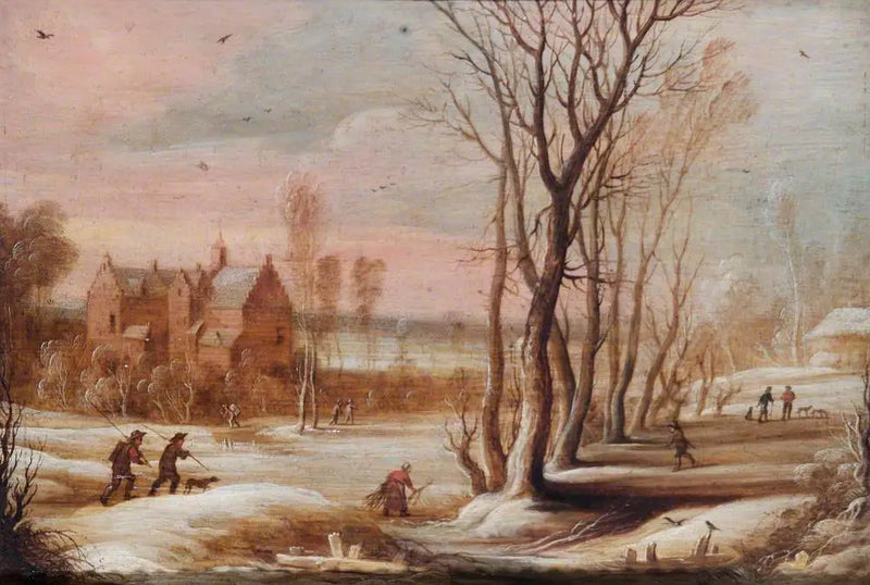 Winterlandschaft - David Teniers der Jüngere
