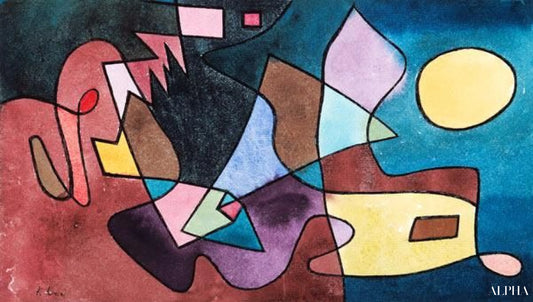 Paysage dramatique - Paul Klee - Reproductions de tableaux et peintures haut de gamme