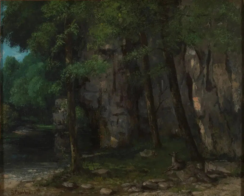 Landschaft des Jura - Gustave Courbet