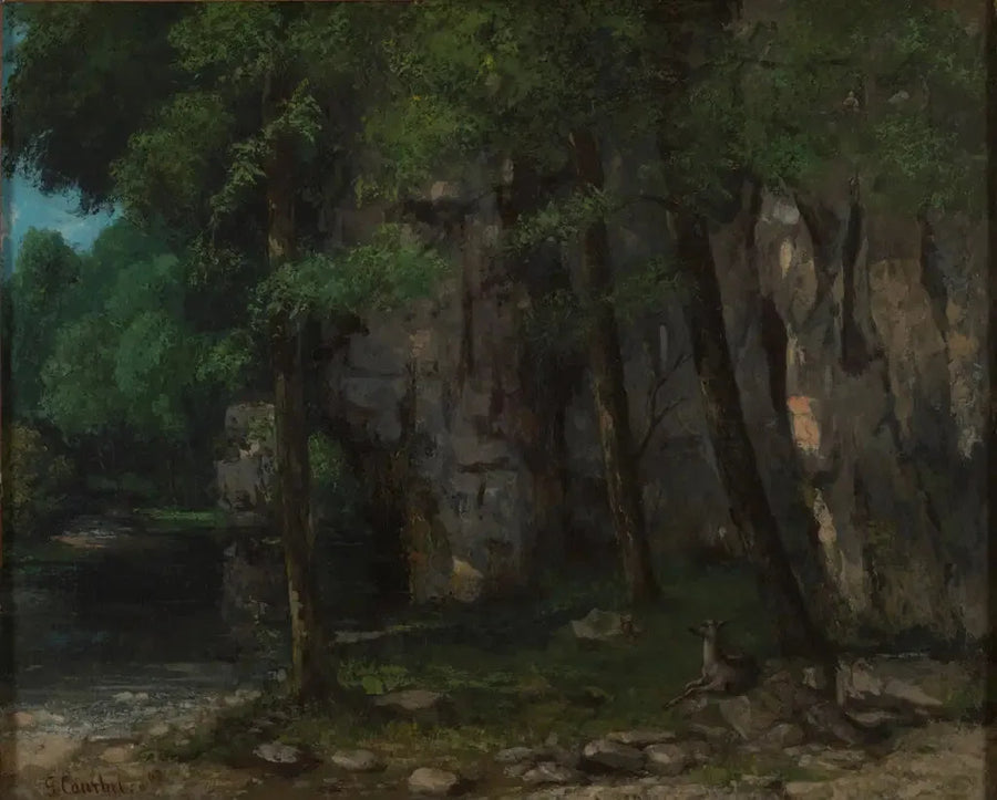 Landschaft des Jura - Gustave Courbet