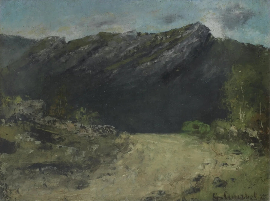 Landschaft des Jura - Gustave Courbet