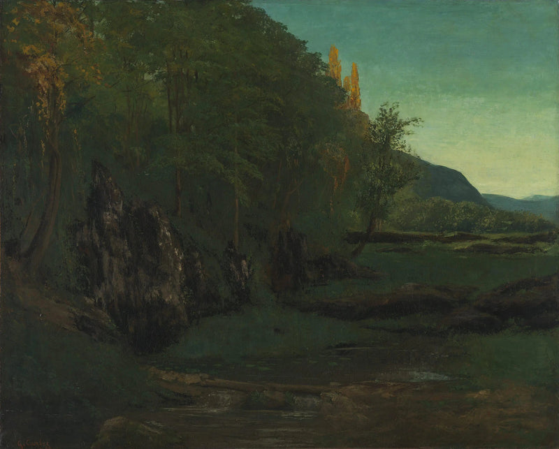 Landschaft des Jura - Gustave Courbet