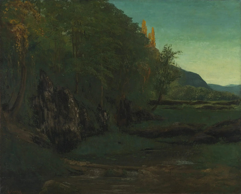 Landschaft des Jura - Gustave Courbet