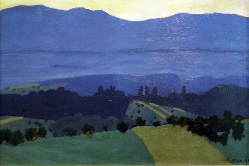 Landschaft des Jura bei Romanel - Félix Vallotton