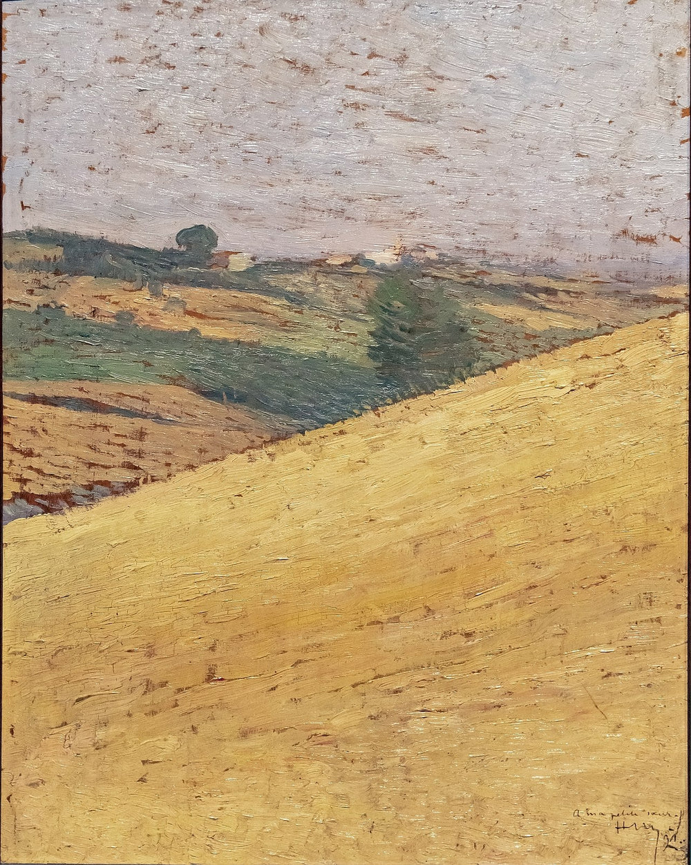 Paysage du Lauragais - Henri-Jean Guillaume Martin image 1 reproduction d’œuvre d’art à l’huile