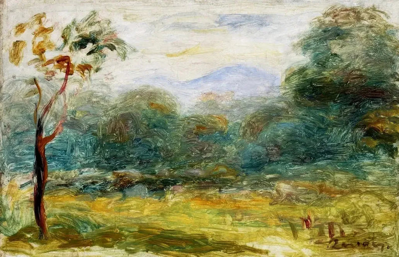 Landschaft des Südens (Cagnes). - Pierre-Auguste Renoir