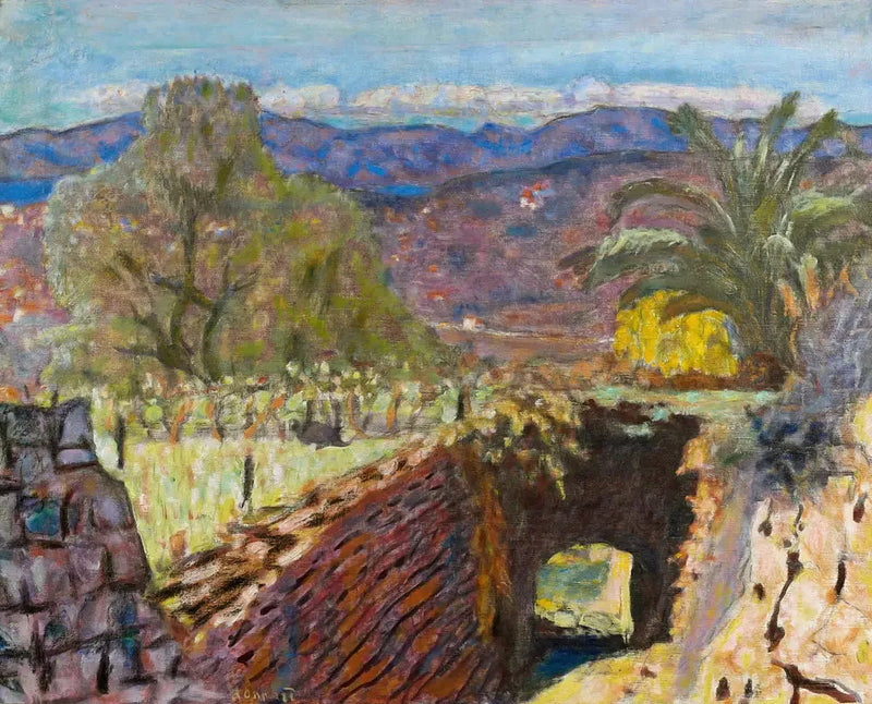 Landschaft des Südens bei Mistralwetter - Pierre Bonnard