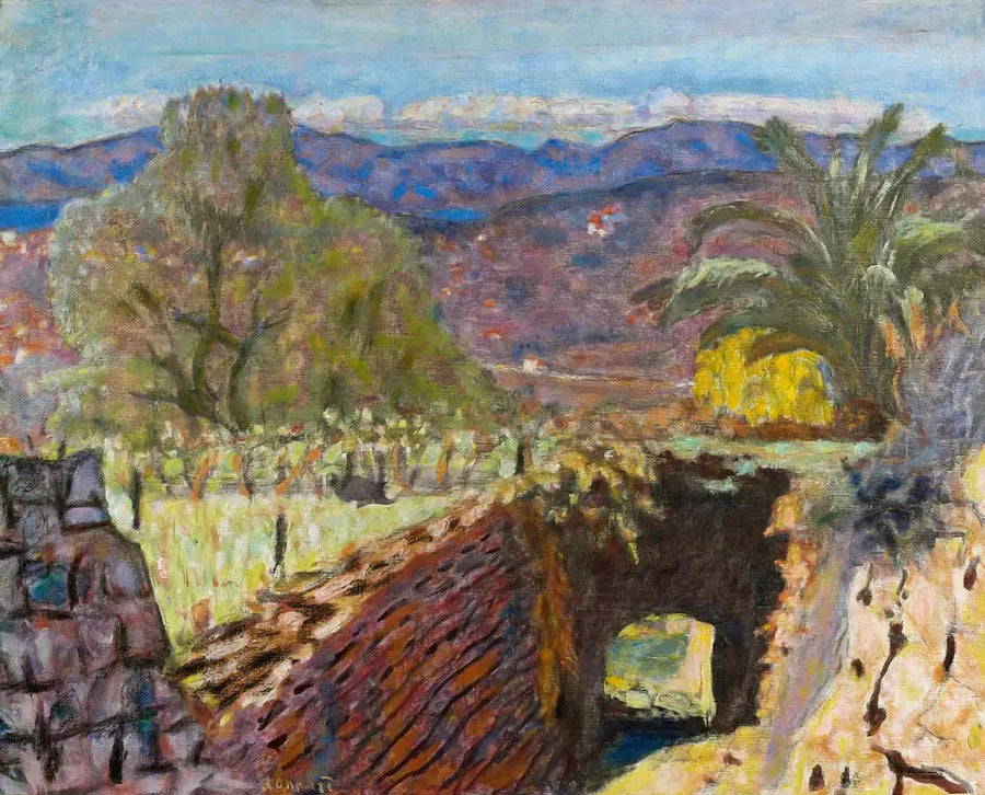 Landschaft des Südens bei Mistralwetter - Pierre Bonnard