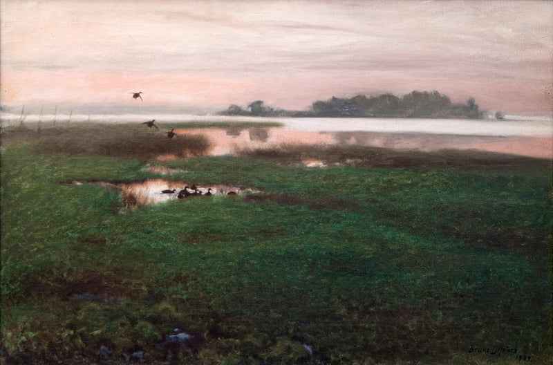 Abendlandschaft - Bruno Liljefors