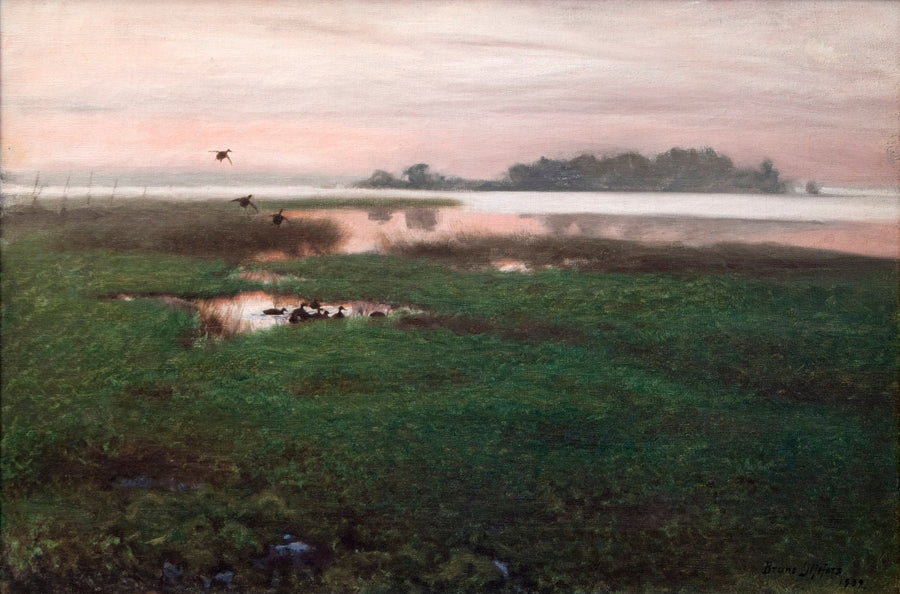 Abendlandschaft - Bruno Liljefors
