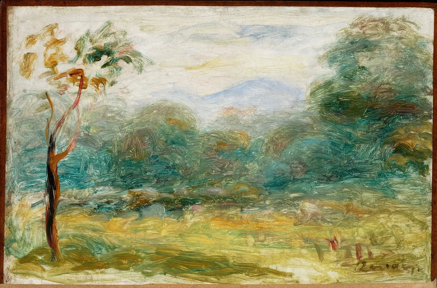 Landschaft im Süden Frankreichs (Cagnes-sur-Mer) - Pierre-Auguste Renoir
