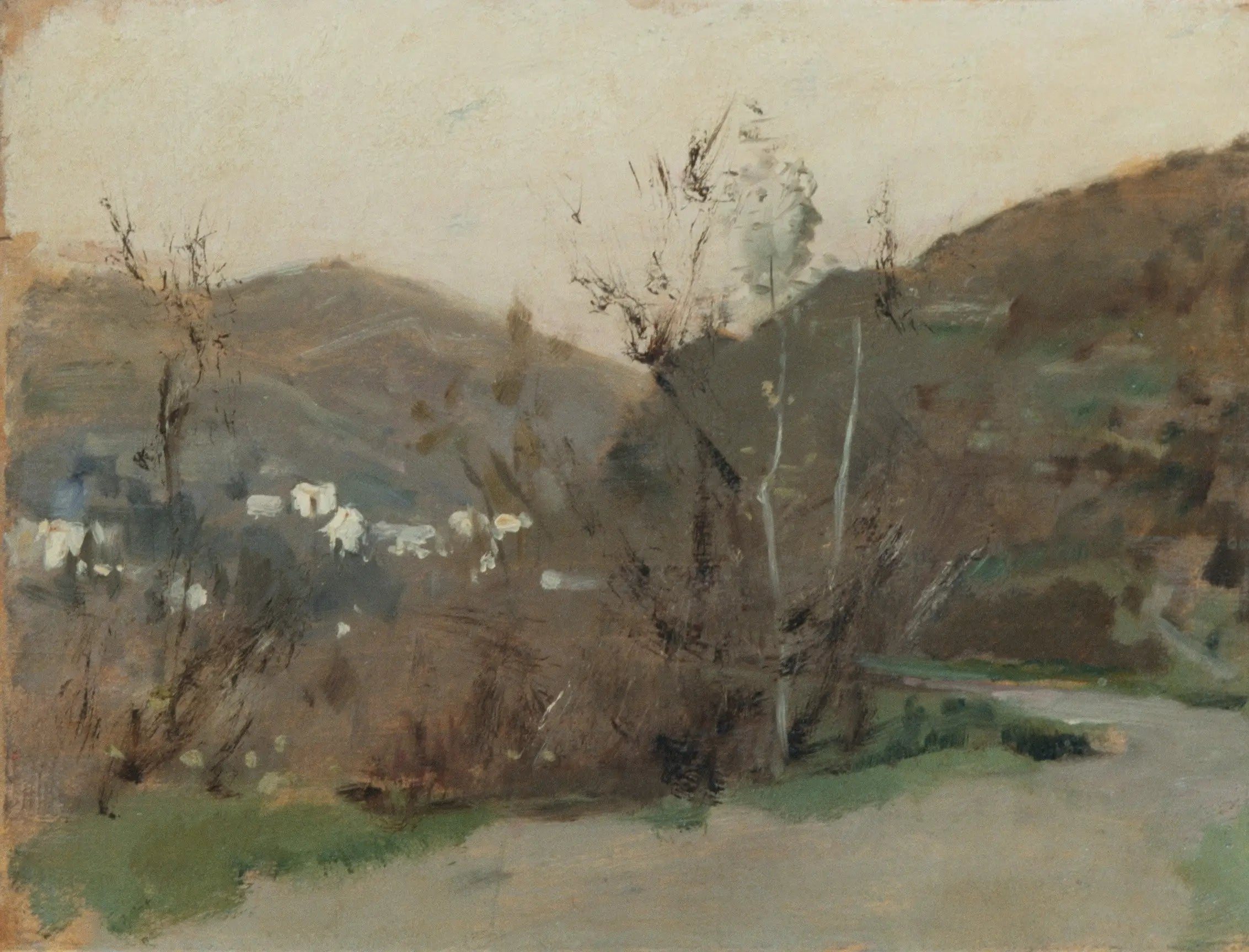 Paysage espagnol - John Singer Sargent image 1 copie peinte à la main à l’huile