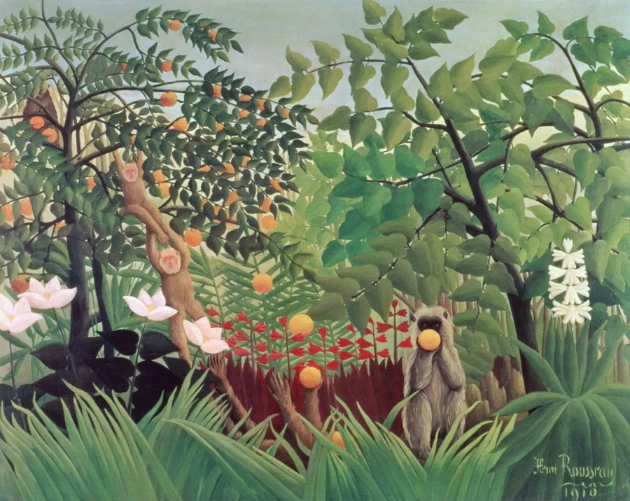Exotischer Landschaft - Henri Rousseau