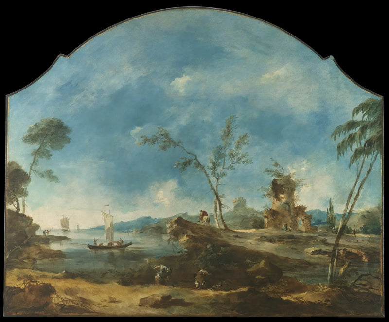 Fantastische Landschaft - Francesco Guardi