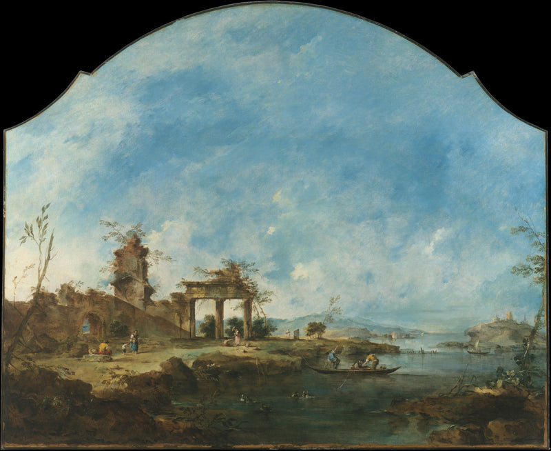 Fantastische Landschaft - Francesco Guardi