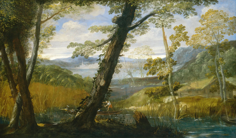 Flusslandschaft - Annibale Carracci