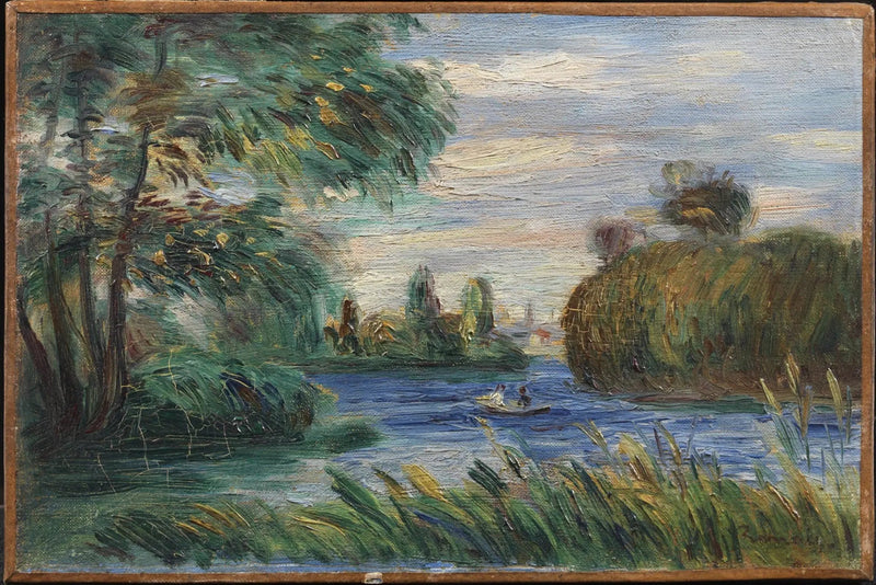 Flusslandschaft - Pierre-Auguste Renoir