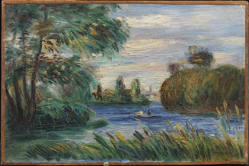 Flusslandschaft - Pierre-Auguste Renoir
