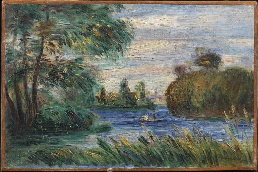 Flusslandschaft - Pierre-Auguste Renoir
