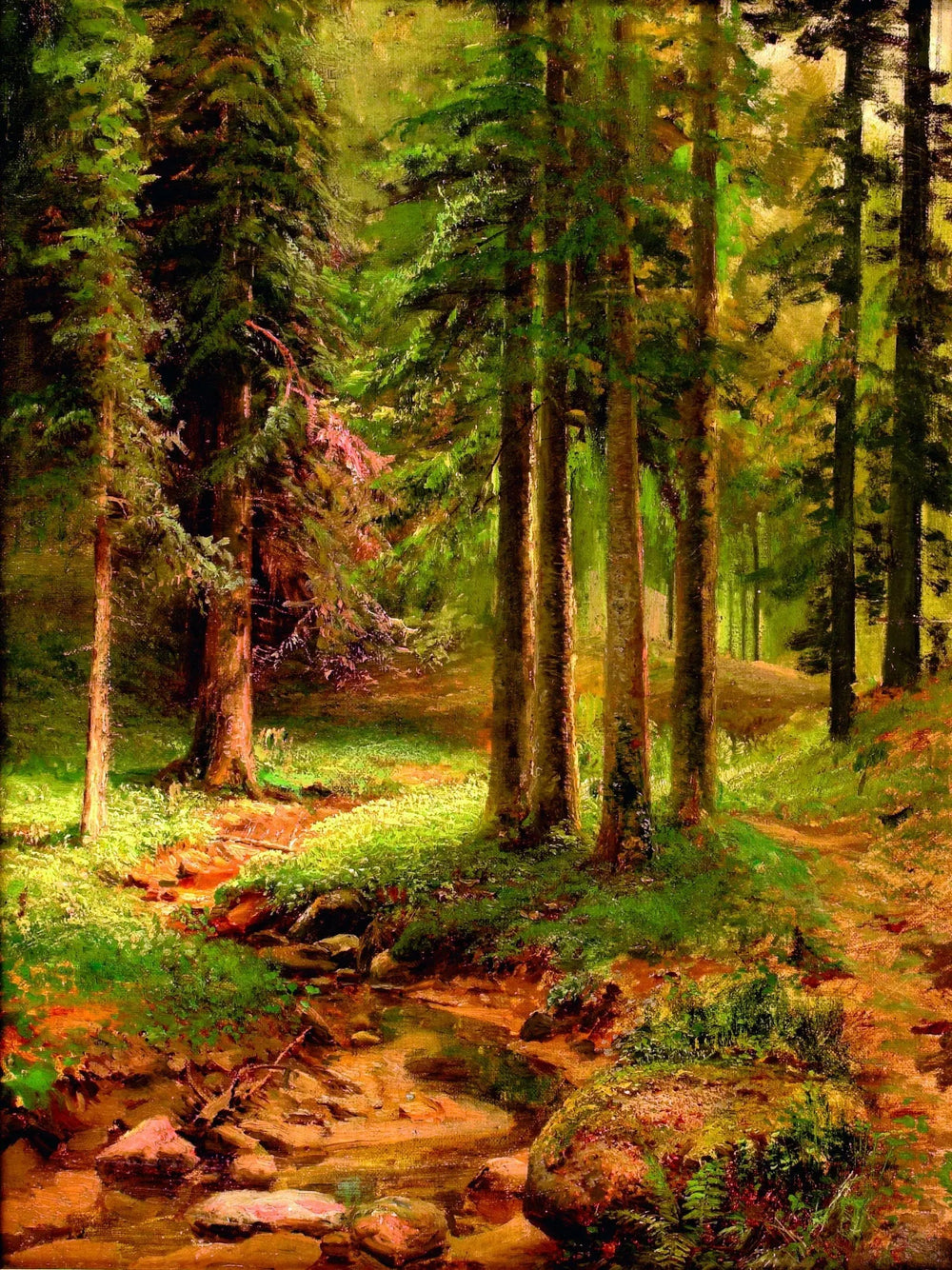 Paysage forestier - Ivan Chichkine image 1 tableau peint à l’huile sur toile