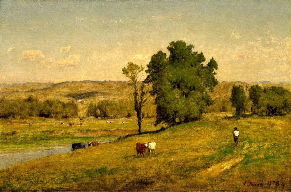 Paysage - George Inness image 1 reproduction réalisée par Alpha Reproduction