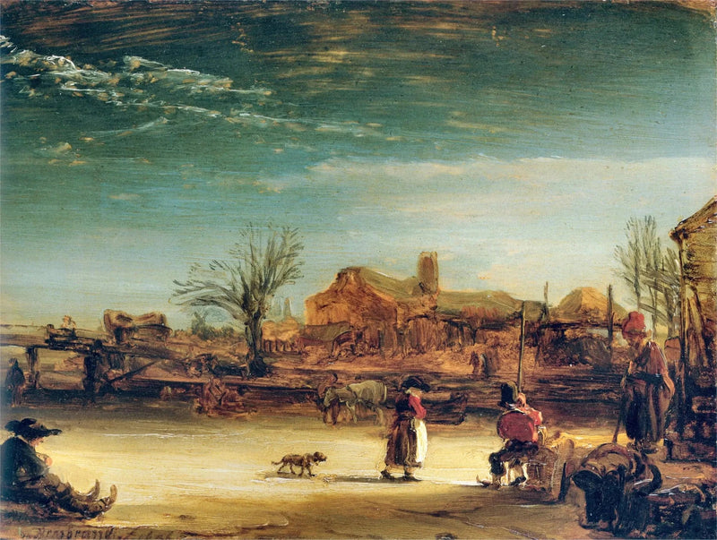 Winterlandschaft - Rembrandt