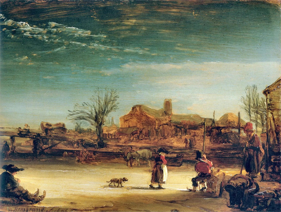 Winterlandschaft - Rembrandt
