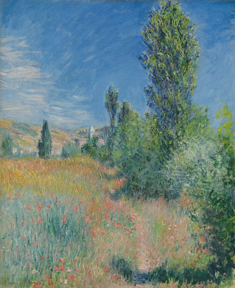 Landschaft auf Saint-Martin Island W679 - Claude Monet