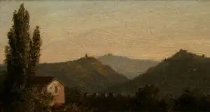 Italienische Landschaft (früher Die Catskills von Saugerties) - Thomas Cole