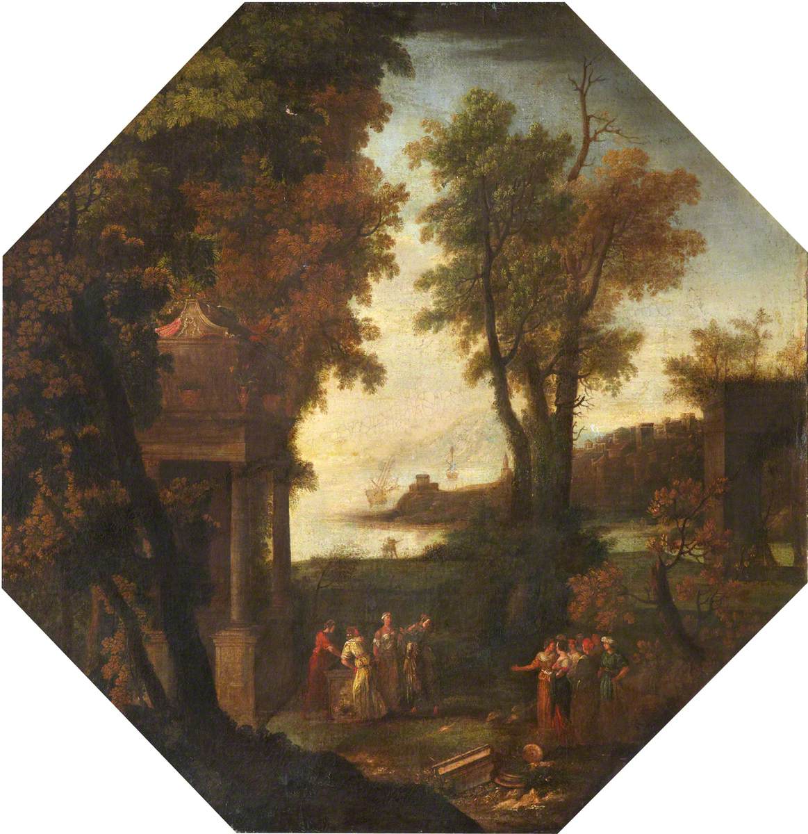 Italienische Landschaft - Claude Lorrain