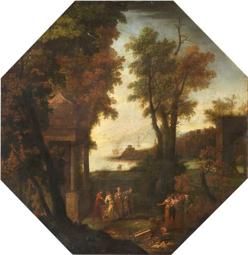 Italienische Landschaft - Claude Lorrain