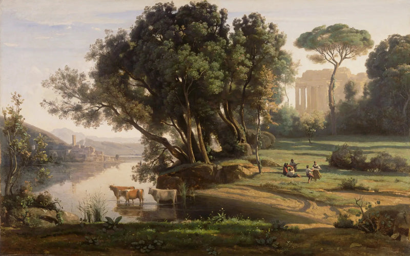 Italienische Landschaft - Jean-Baptiste Camille Corot