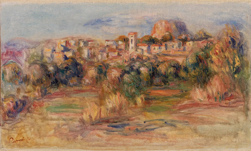 Landschaft, La Gaude (Landschaft, La Gaude) - Pierre-Auguste Renoir