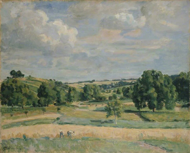 Landschaft: Die Erntezeit im Tal der Somme - Armand Guillaumin