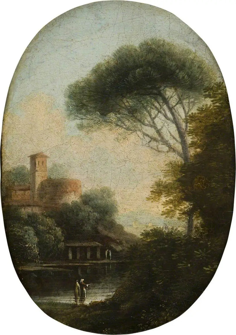 Waldsee-Landschaft - Claude Lorrain