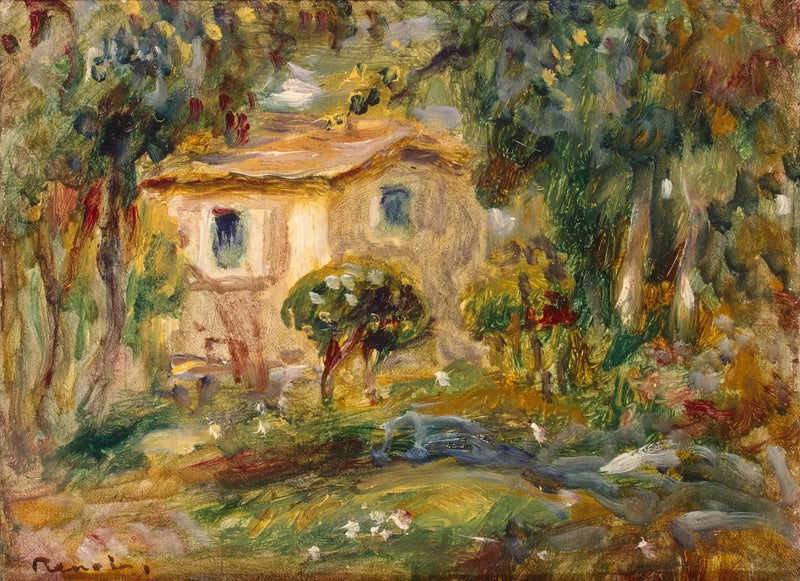 Landschaft. Le Cannet - Pierre-Auguste Renoir